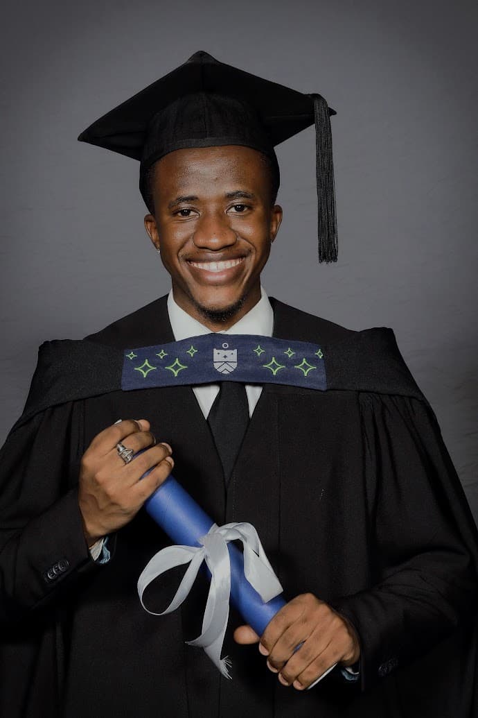 TK graduating with his BSc in IT Software Engineering