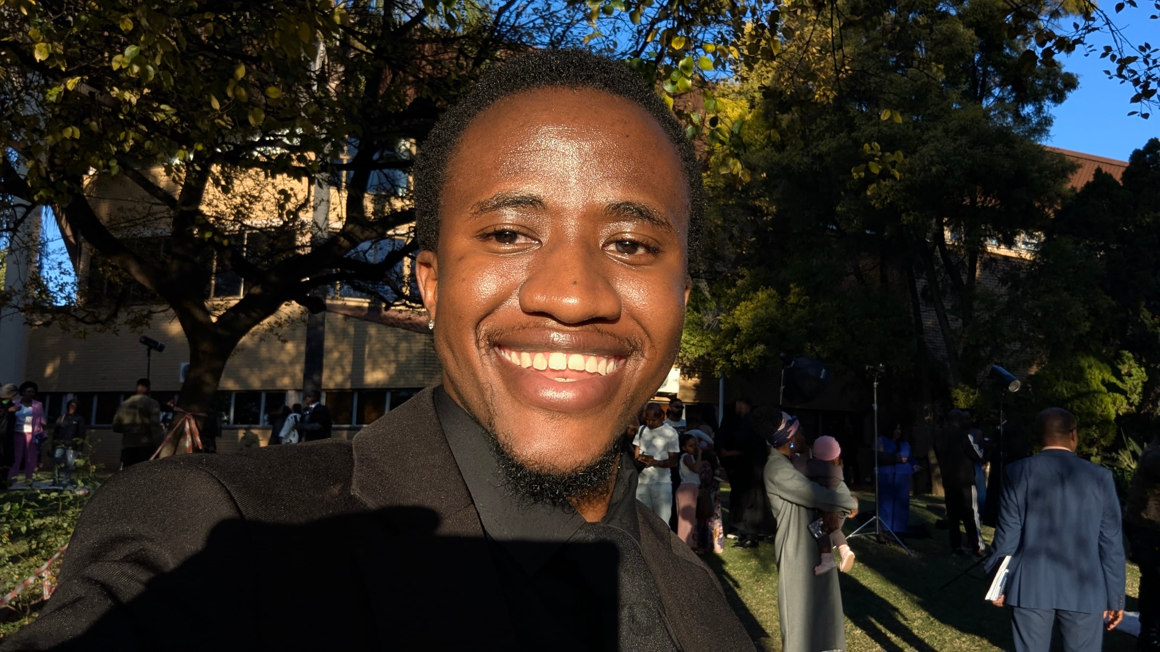 TK at a student event